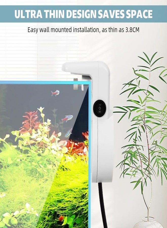 زيبويو مروحة تبريد أحواض السمك ZIBUYU®، مروحة تبريد أحواض السمك بمشبك مع سرعتين، مروحة تبريد صغيرة لأحواض السمك بدون إطار (شحن USB) - Image 3